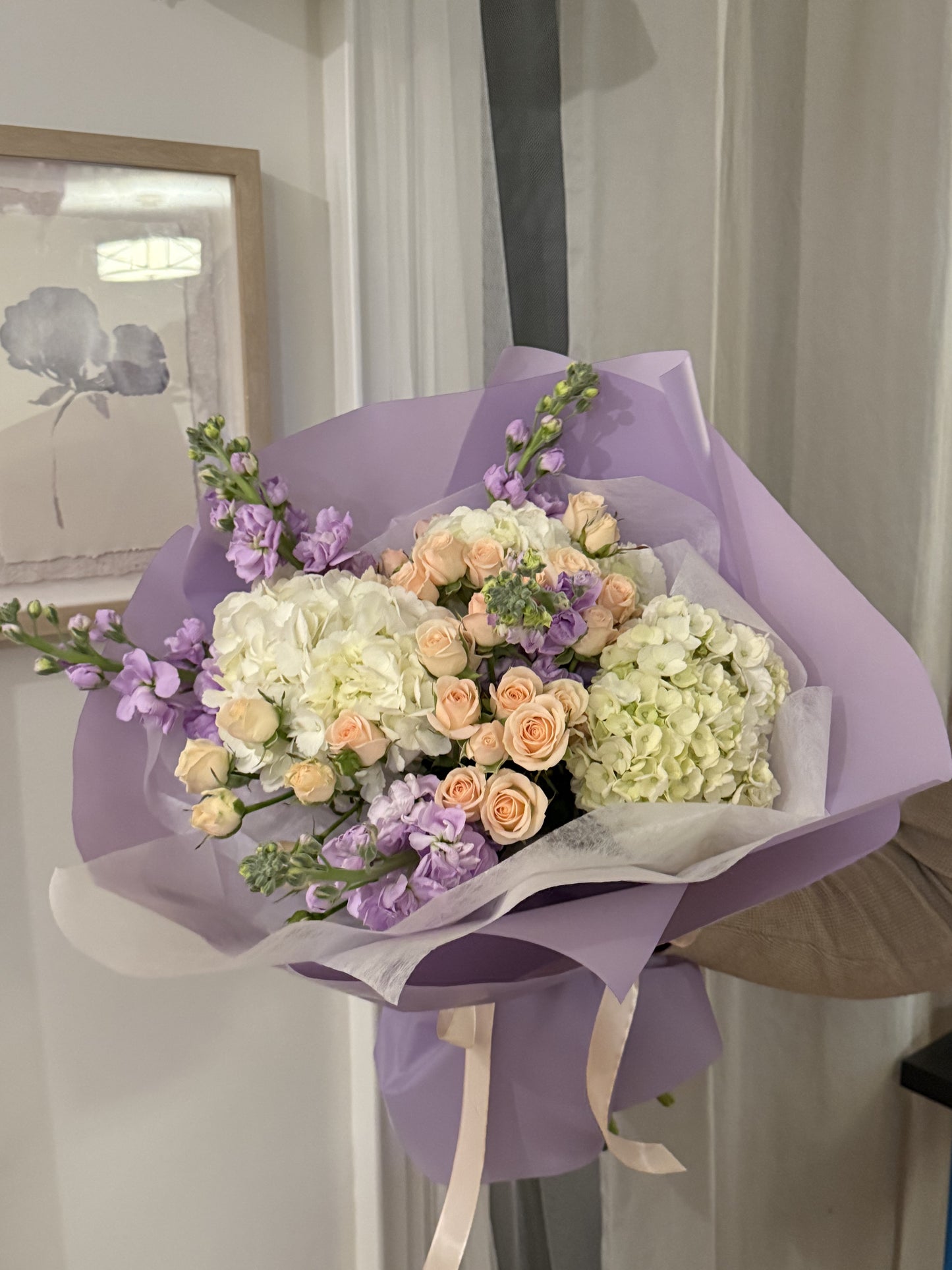 Lavender & Peach Mix