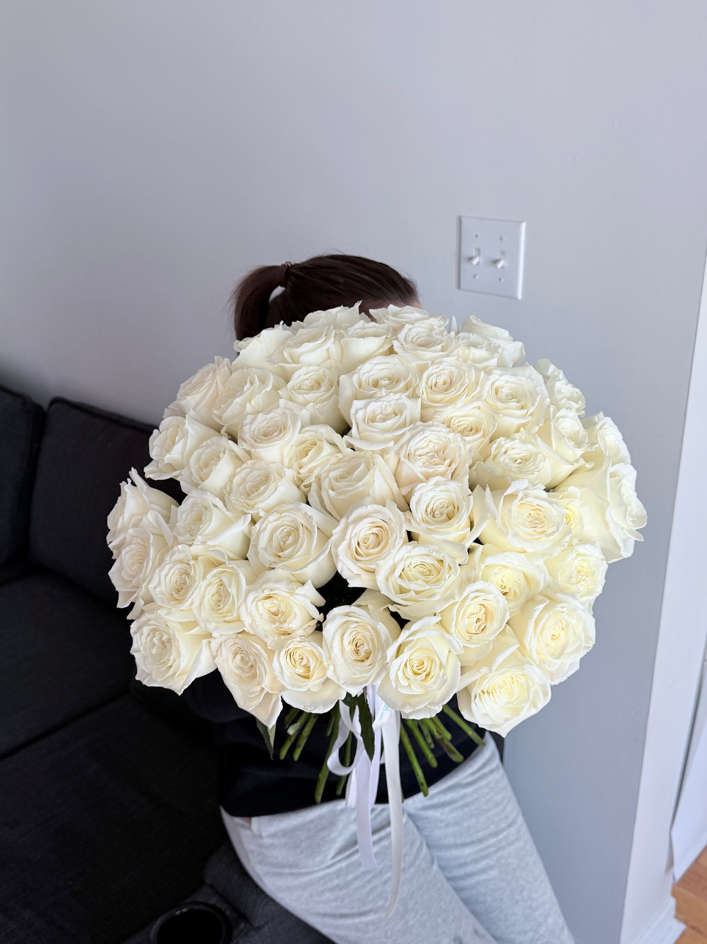 White Rose Luxury Bouquet