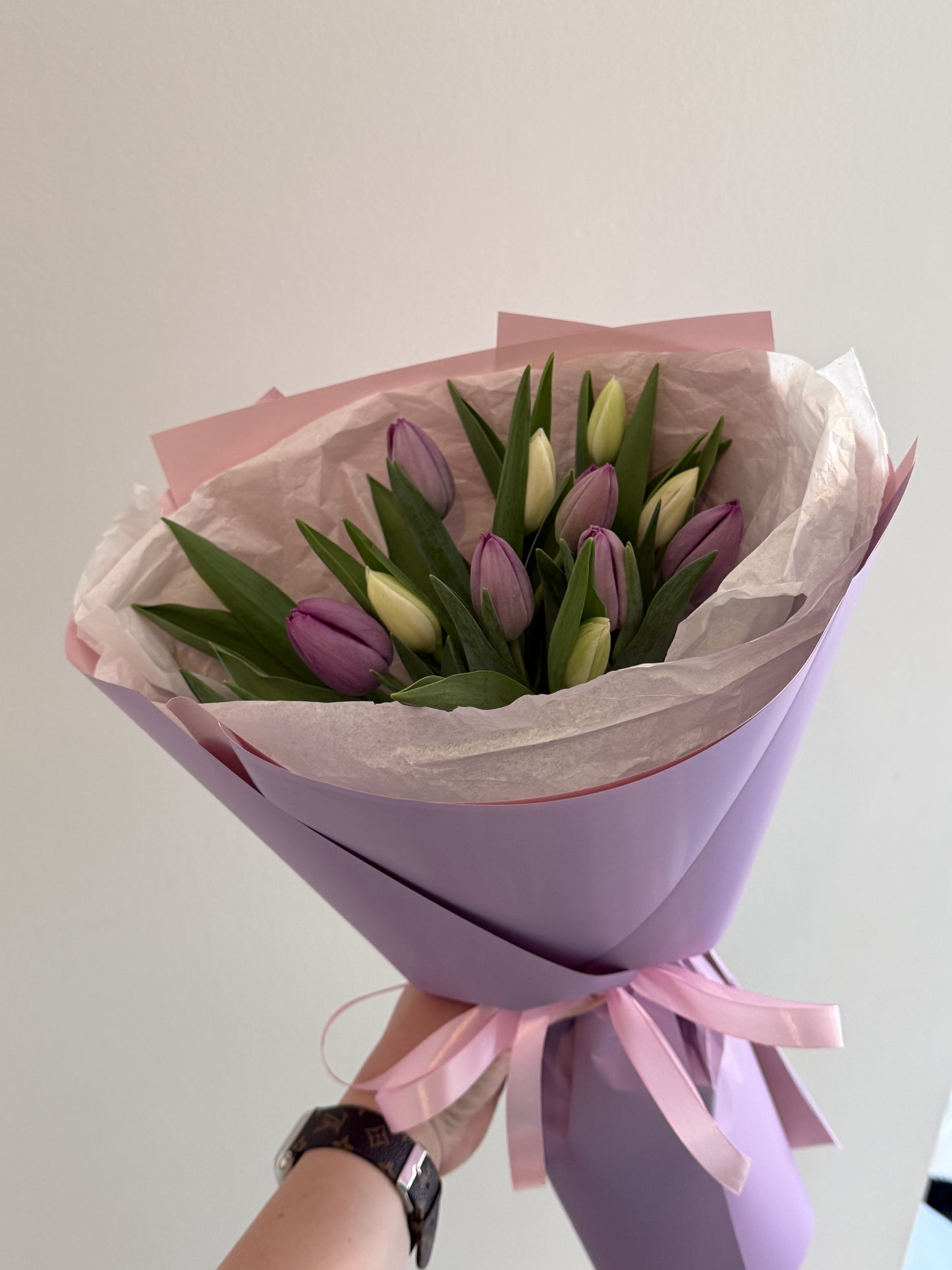 Lavander Tulips