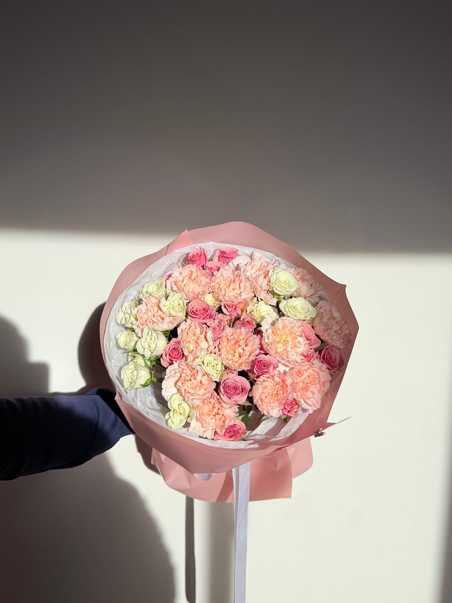 Carnation & Spray rose Bouquet
