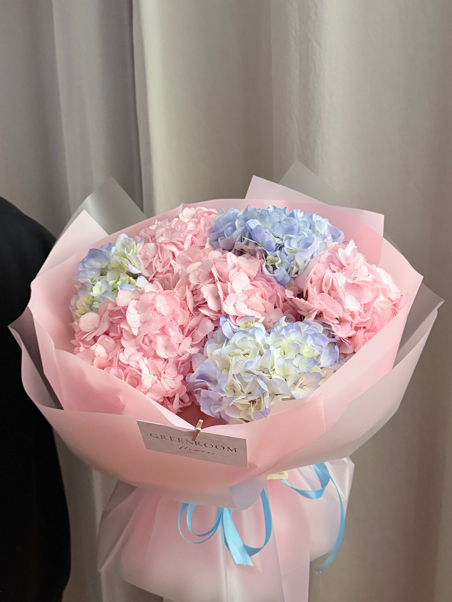 Pink & Sky Hydrangeas
