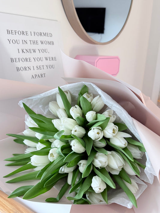 White Tulips