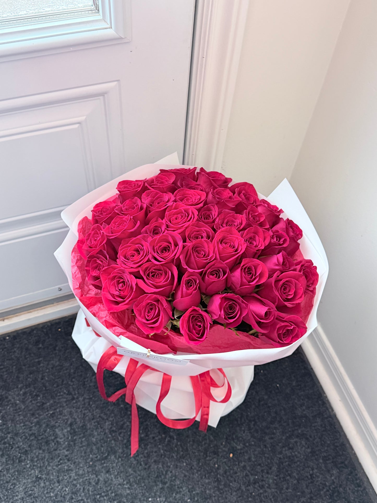 Hot Red Roses