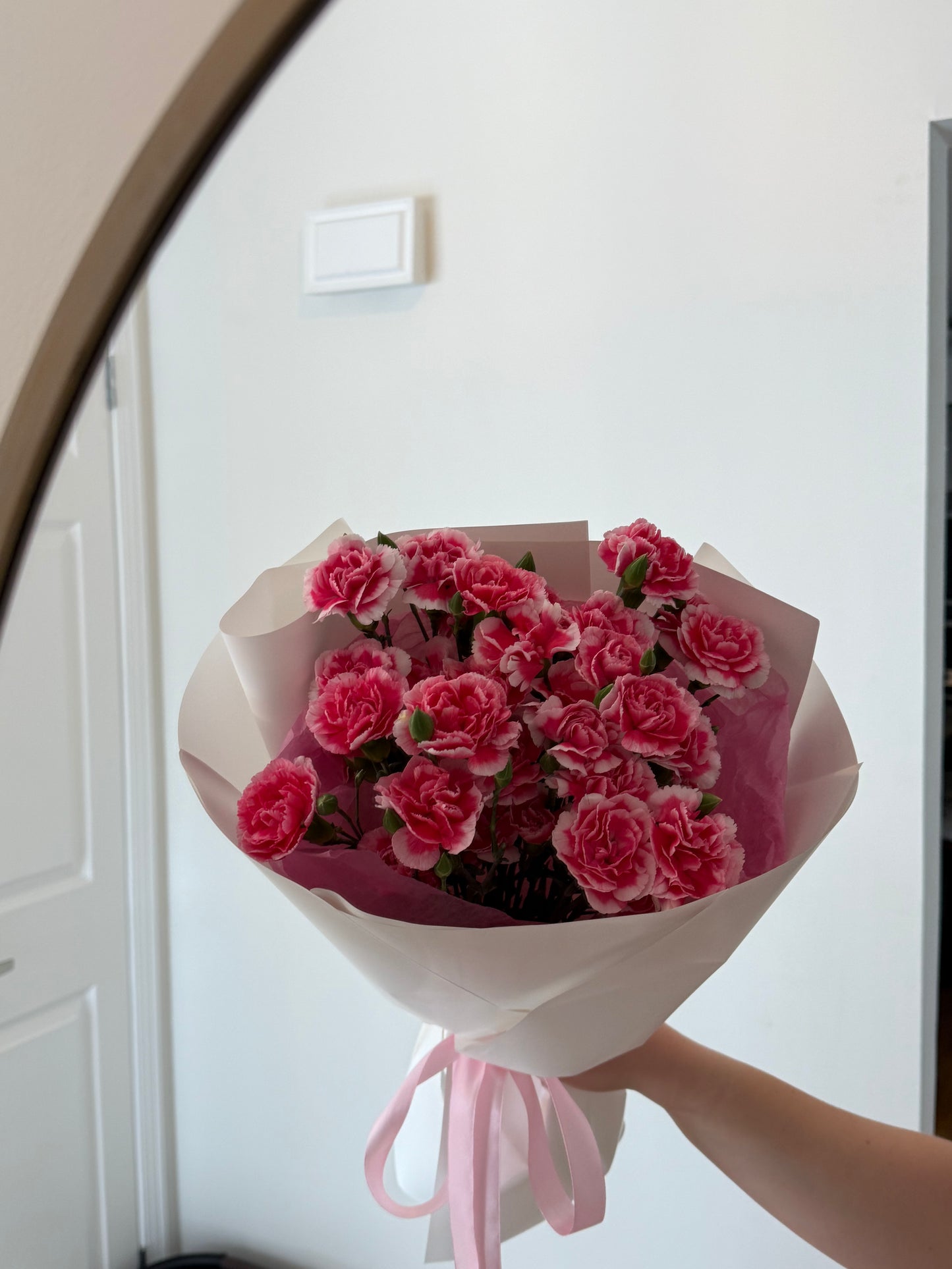 Pink Frill Carnations