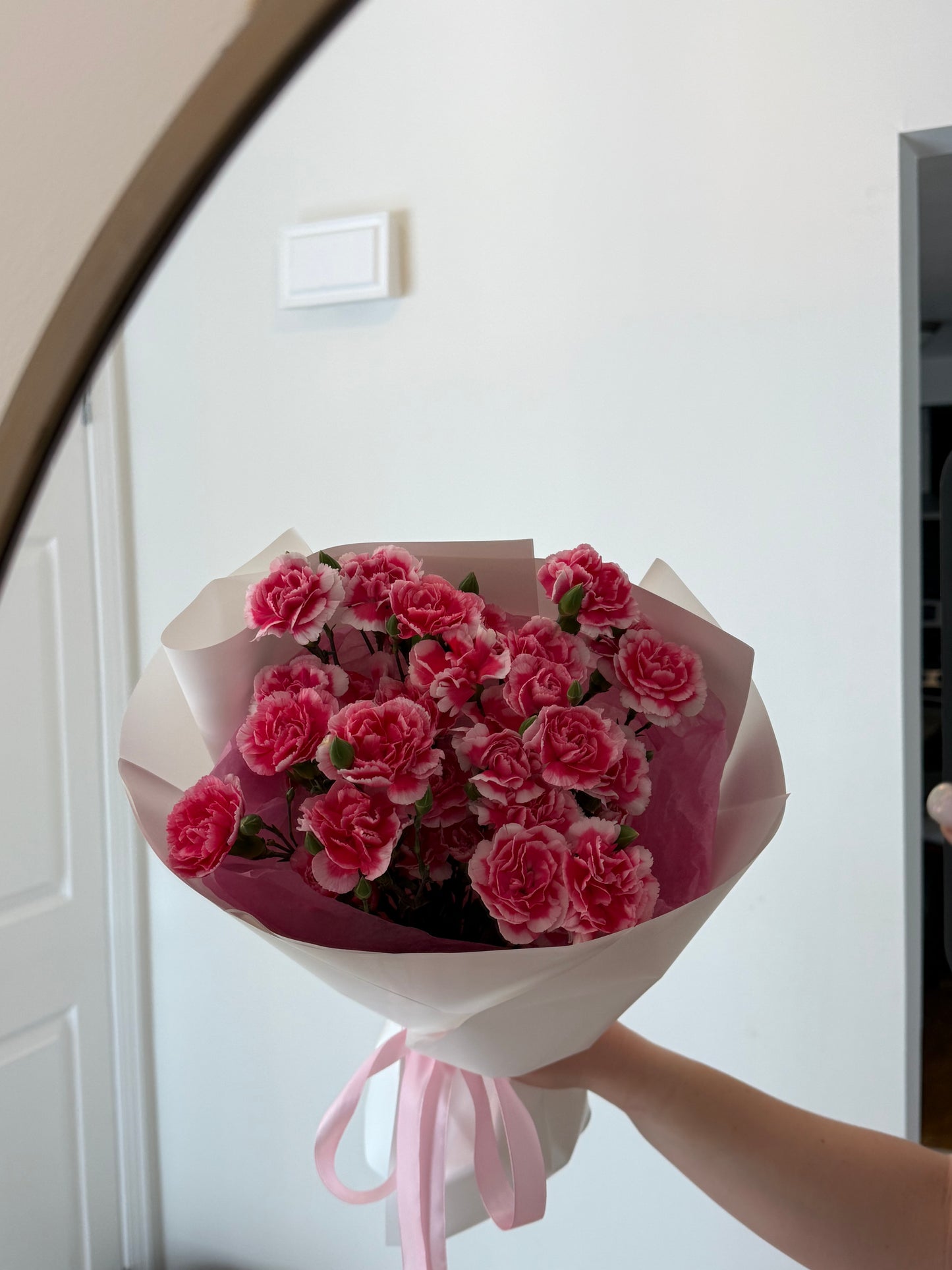 Pink Frill Carnations