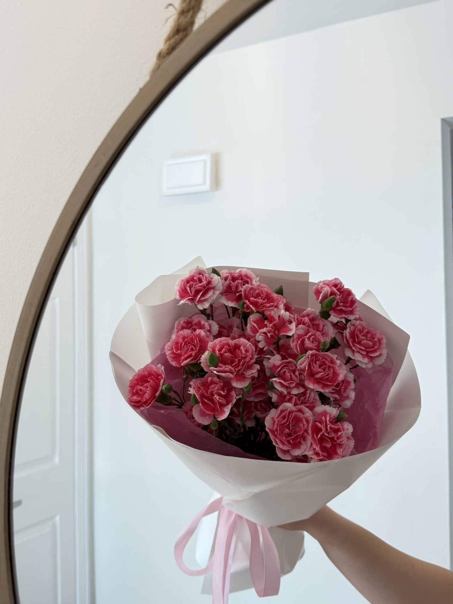 Pink Frill Carnations
