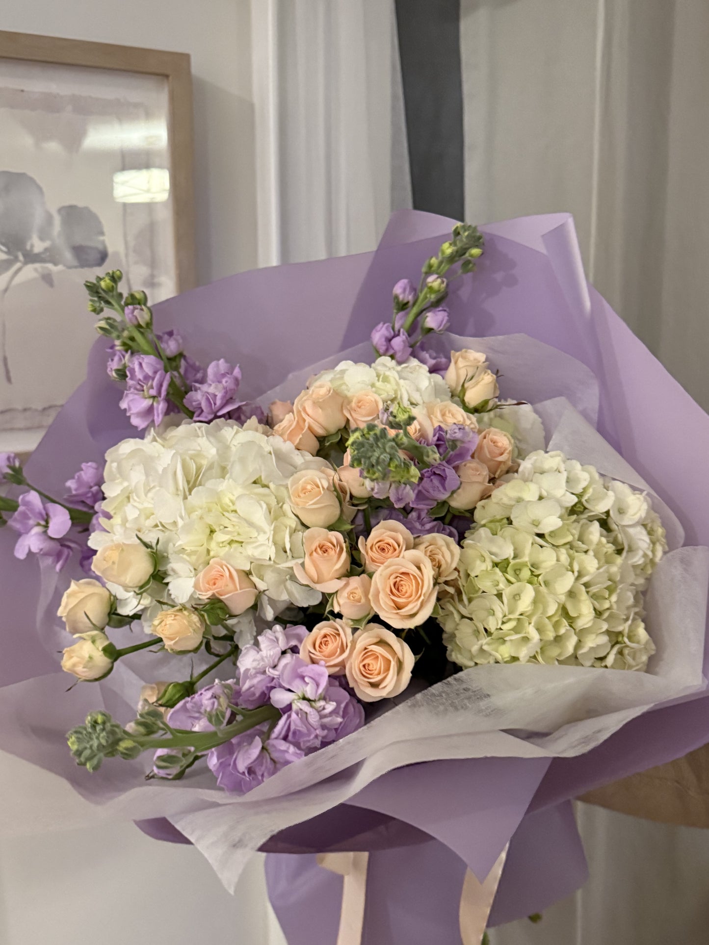 Lavender & Peach Mix