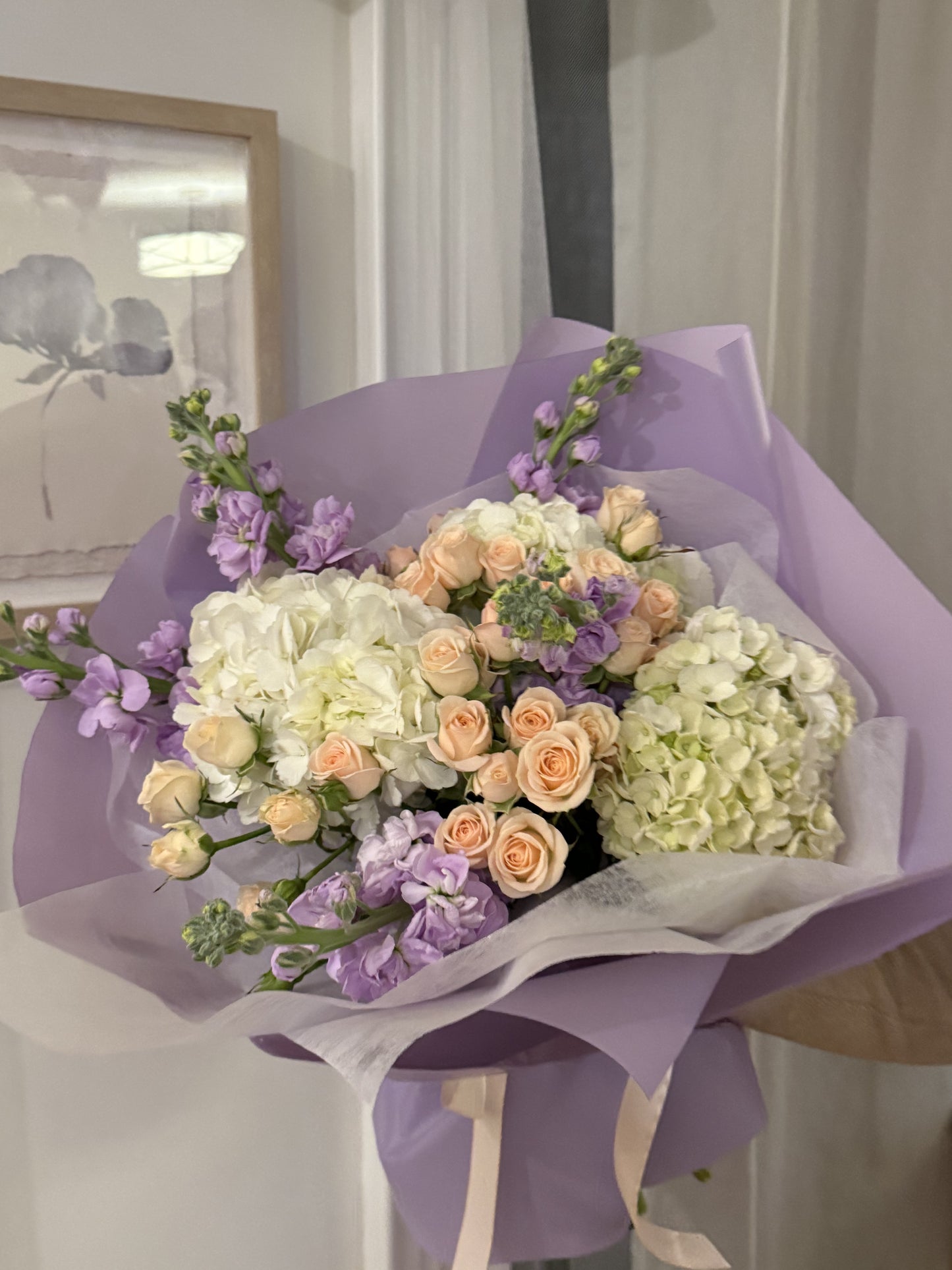 Lavender & Peach Mix