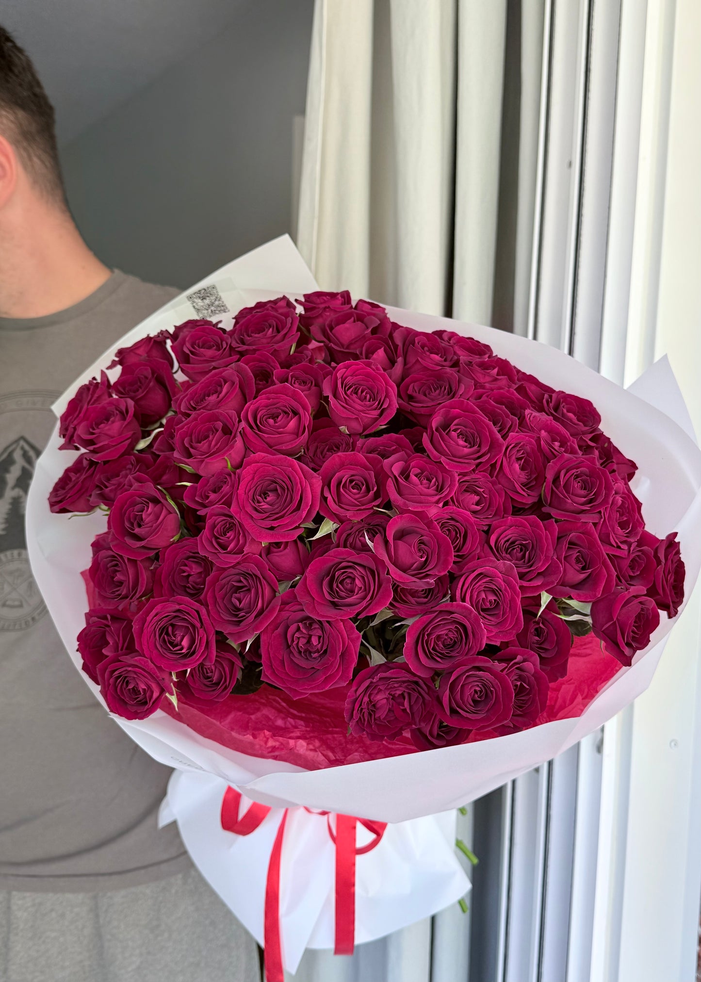 Midnight Magenta Spray Rose