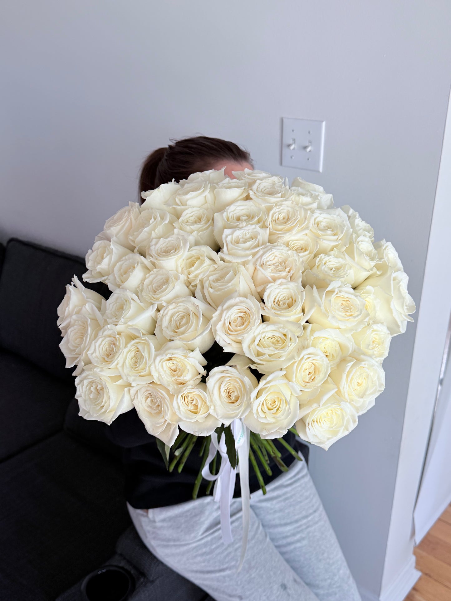 White Rose Luxury Bouquet