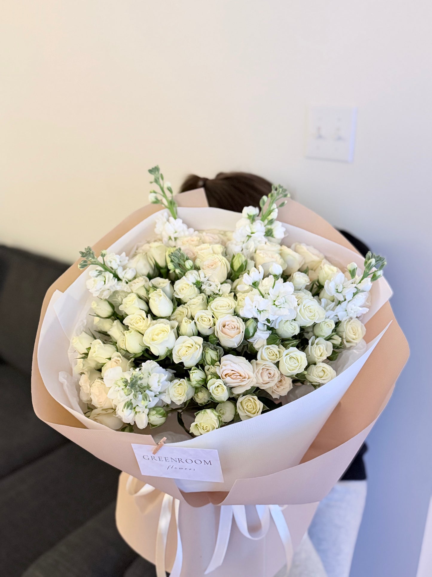 White Spray Rose Bouquet