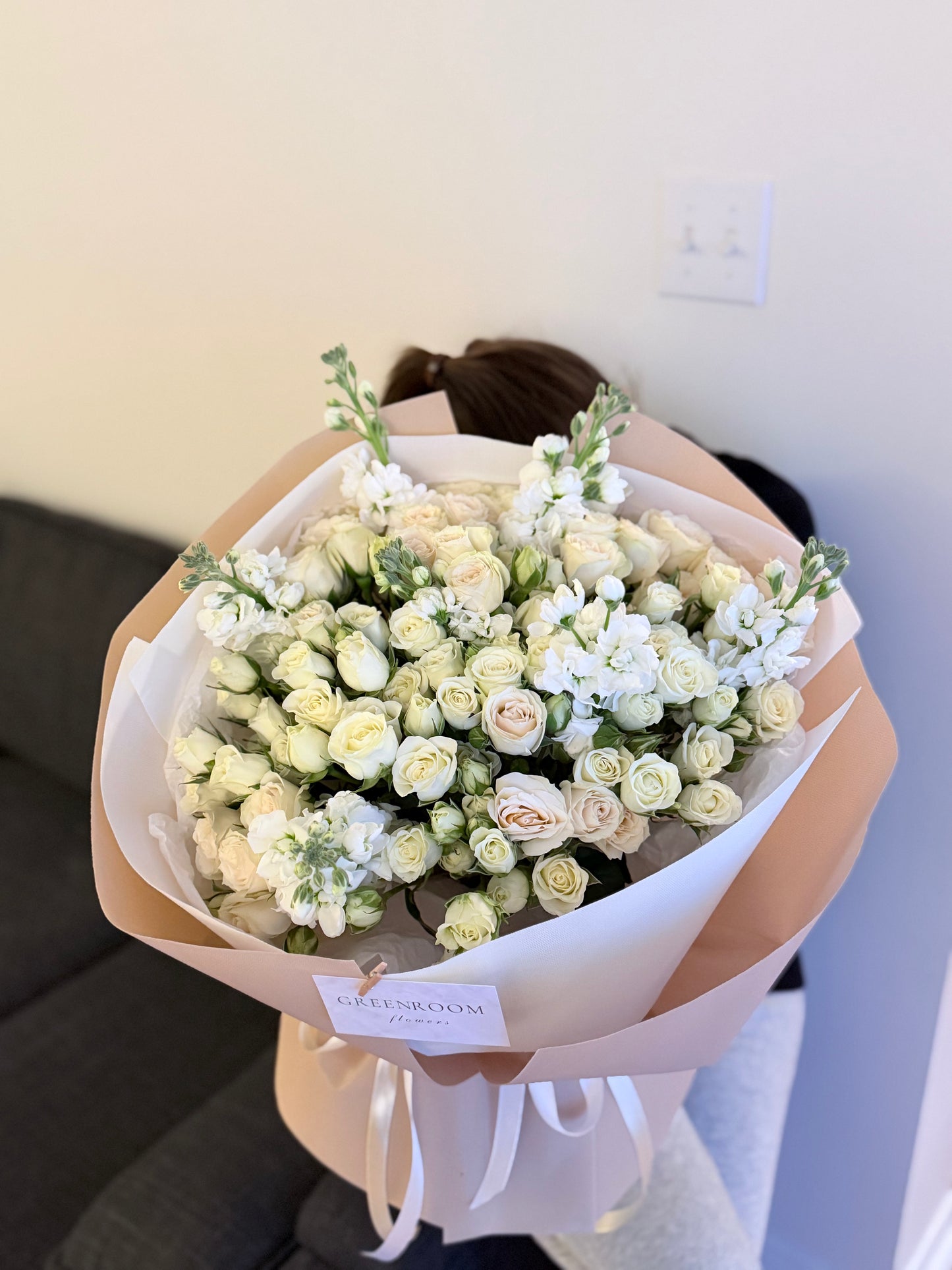 White Spray Rose Bouquet
