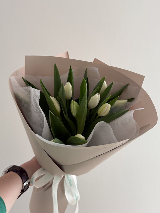White Tulips Bouquet