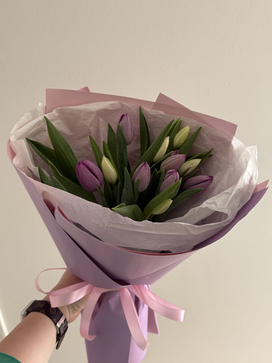 Lavander Tulips