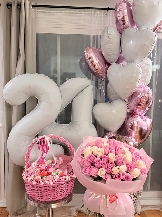 Custom Birthday Flower Set