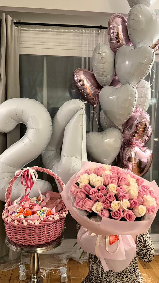 Custom Birthday Flower Set