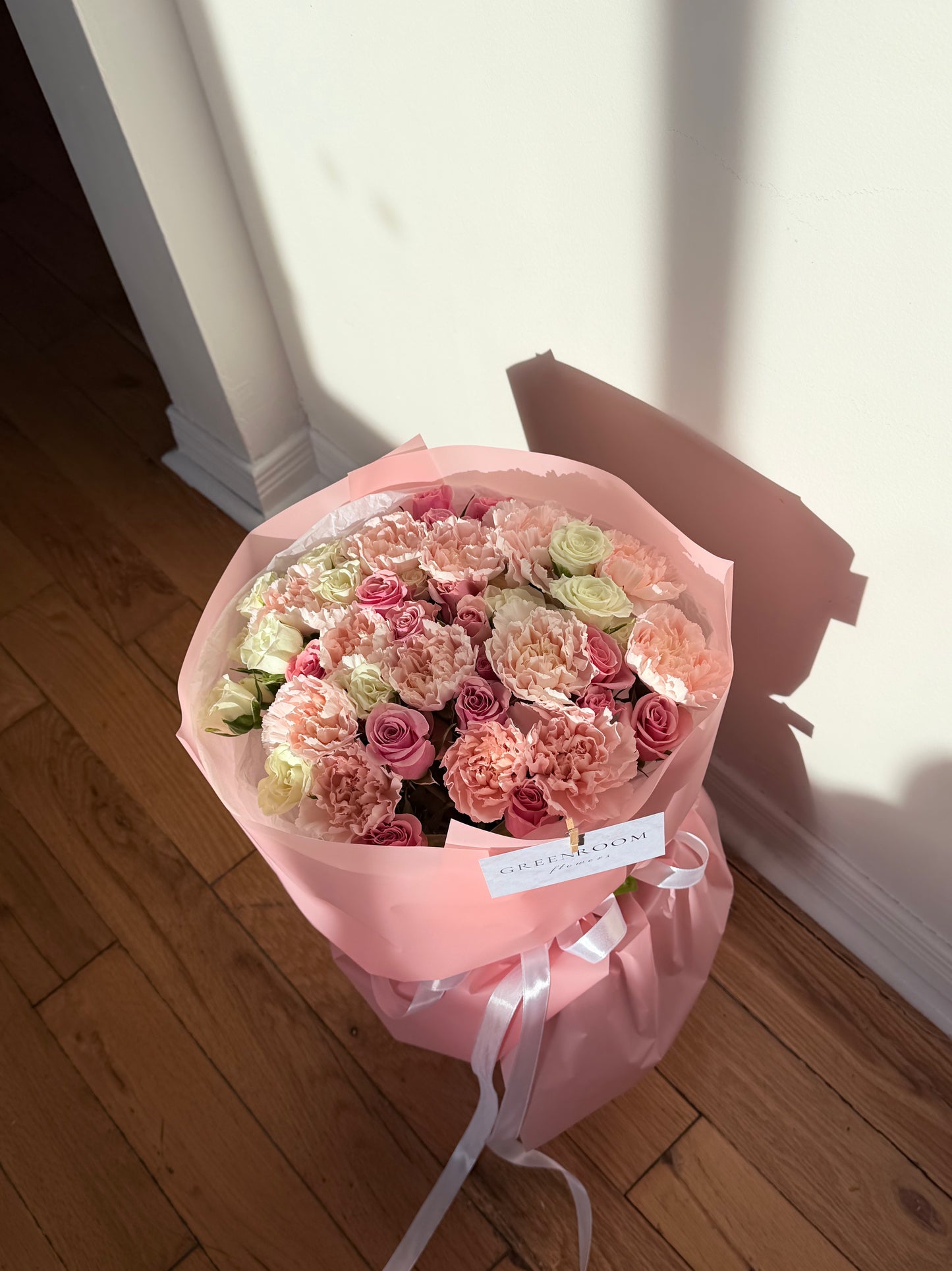 Carnation & Spray rose Bouquet