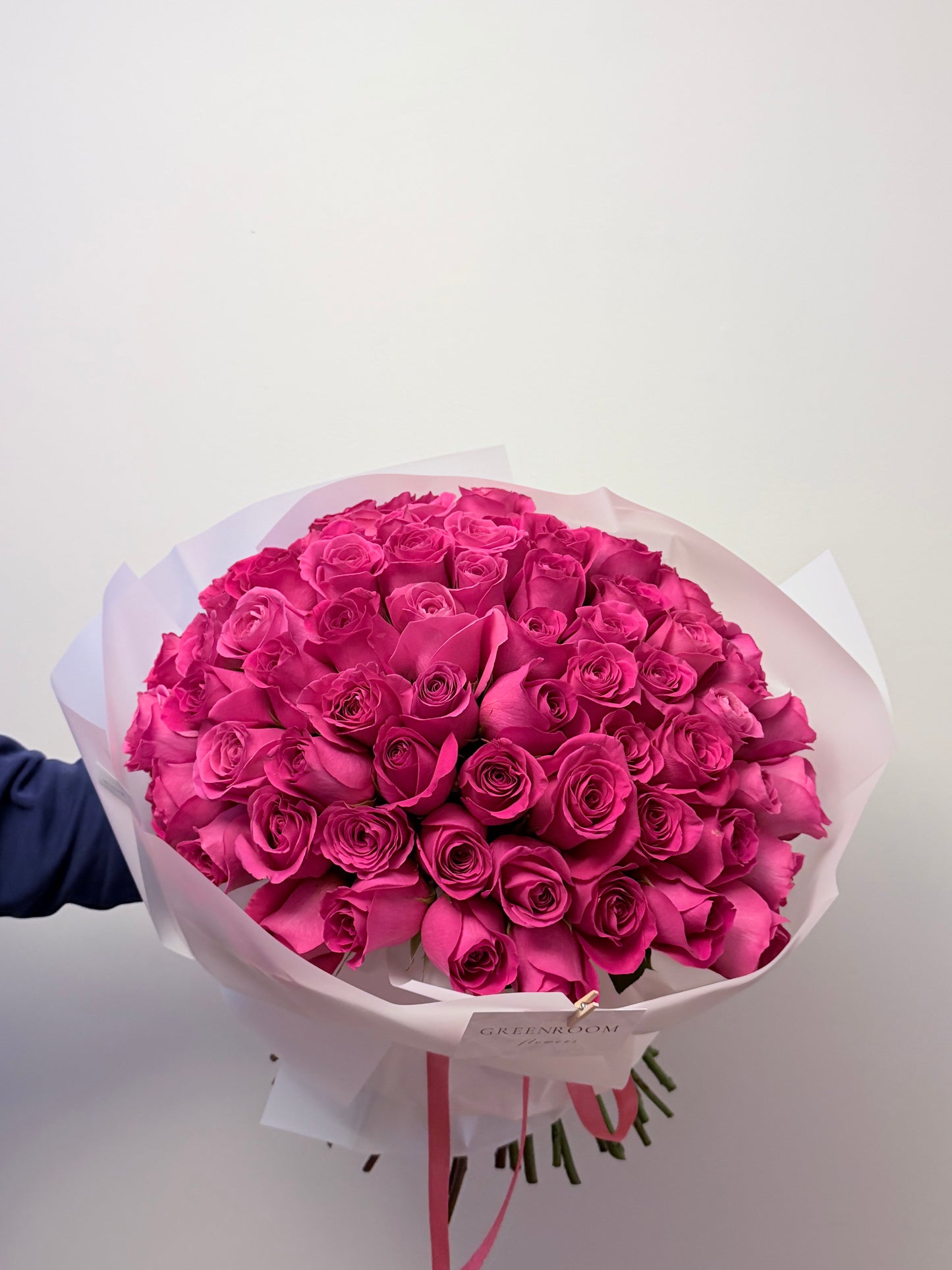 Hot Pink Rose Bouquet