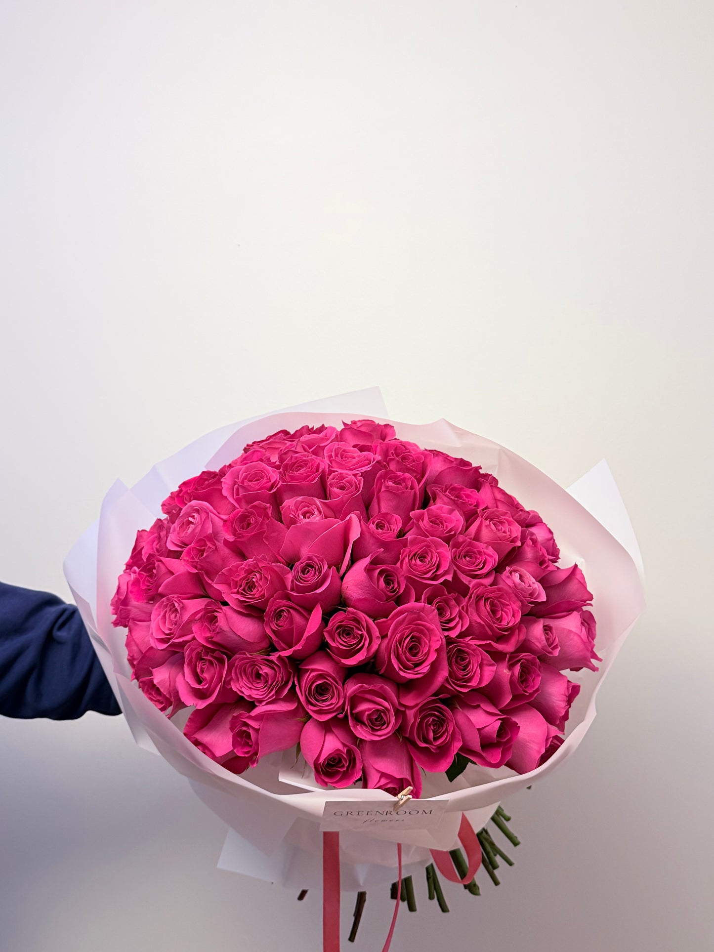Hot Pink Rose Bouquet