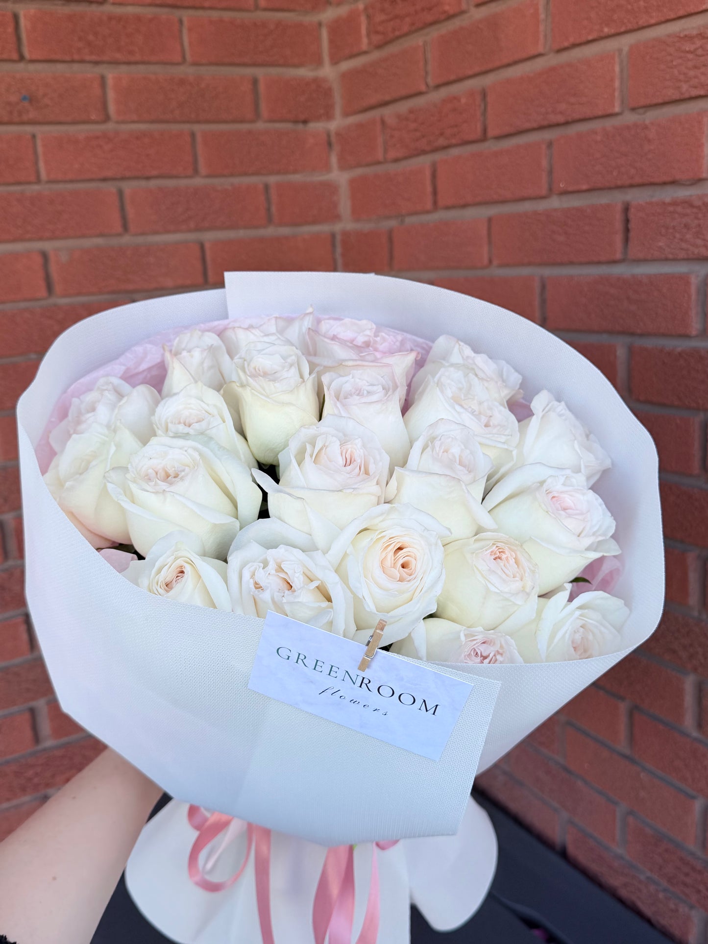 Fragrant White Rose Bouquet