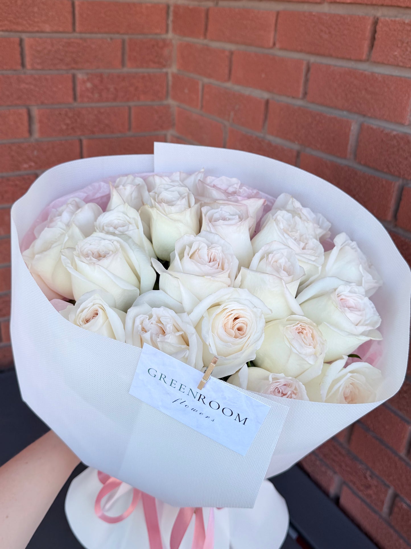 Fragrant White Rose Bouquet