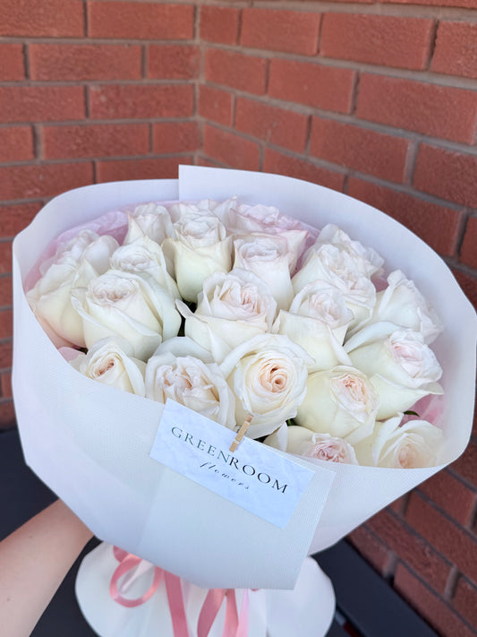 Fragrant White Rose Bouquet