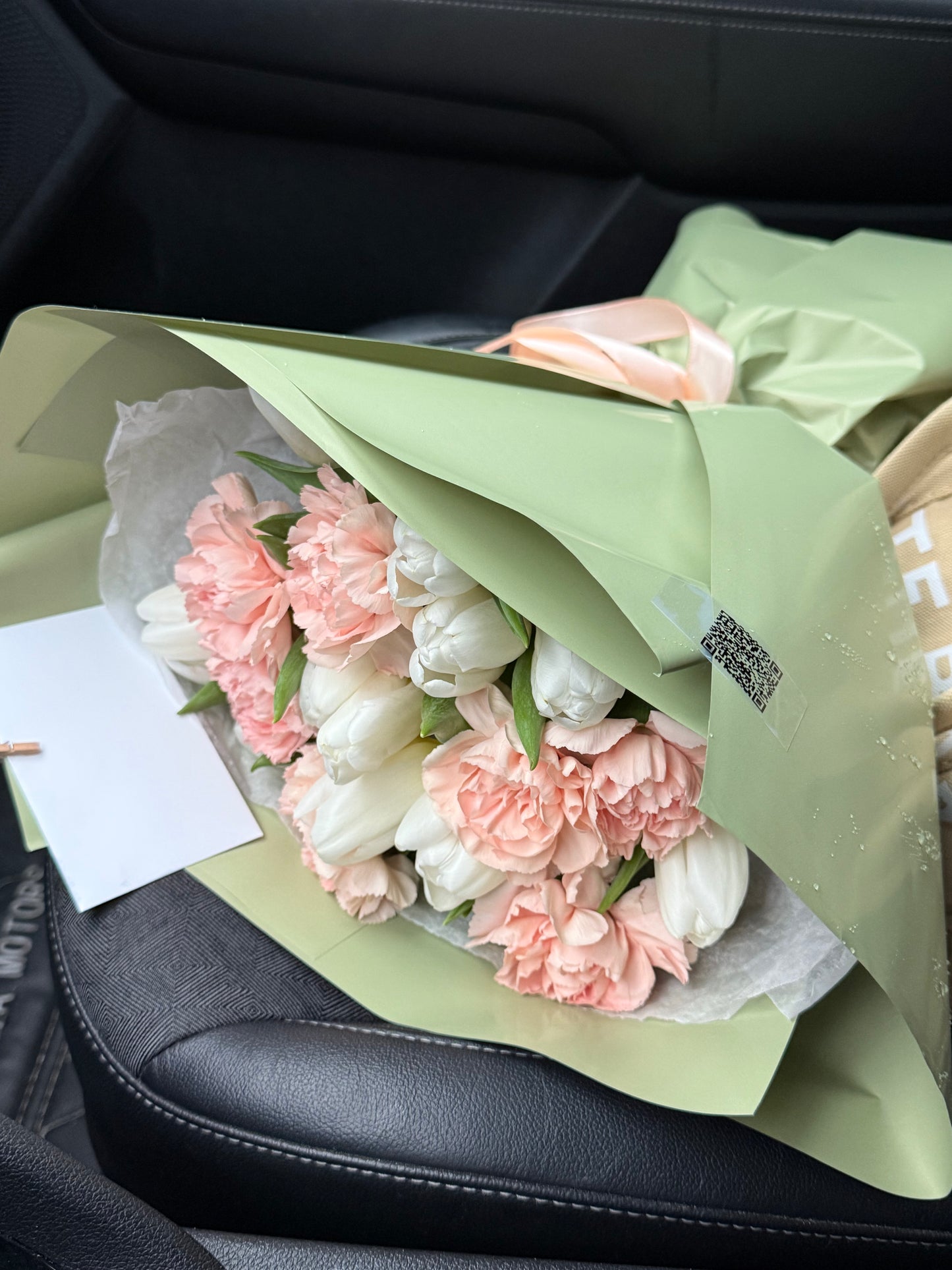 Mix Tulips and Carnations.