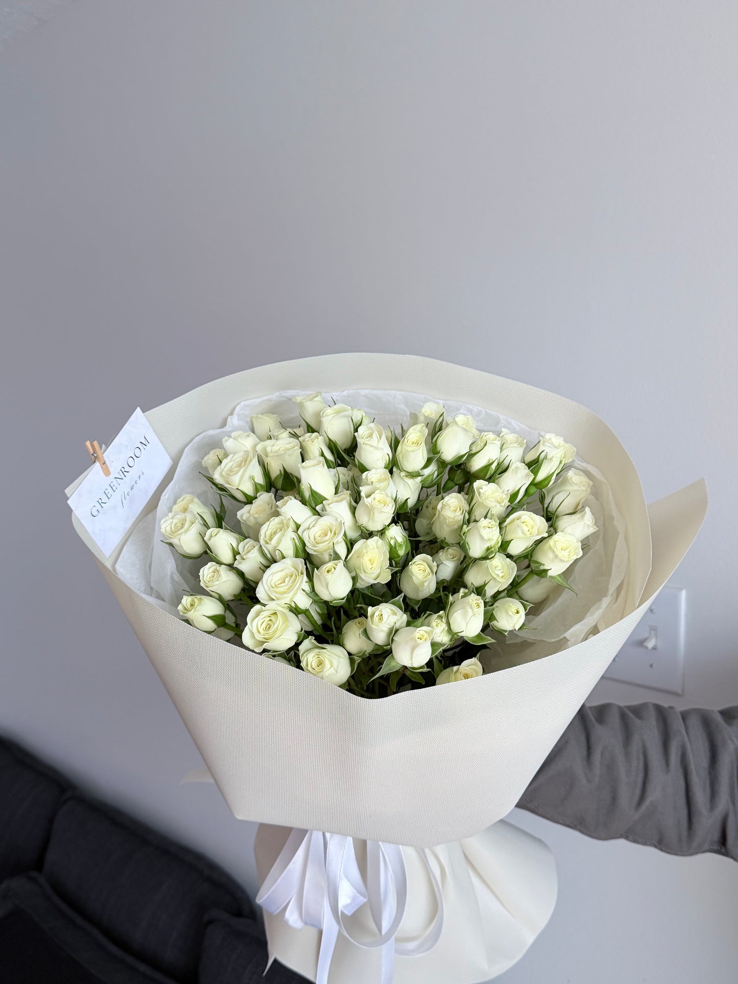 White Spray Rose Bouquet