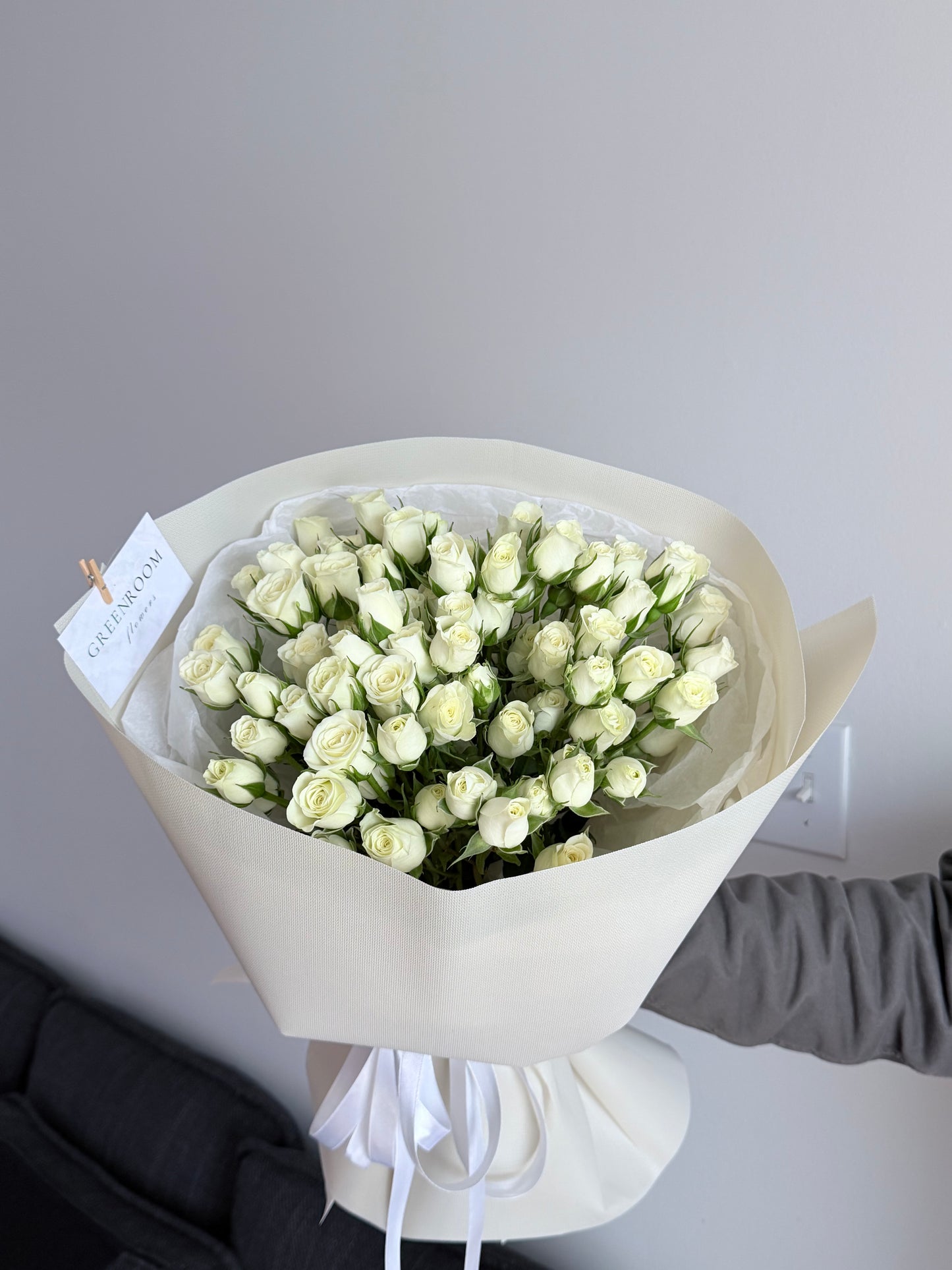 White Spray Rose Bouquet