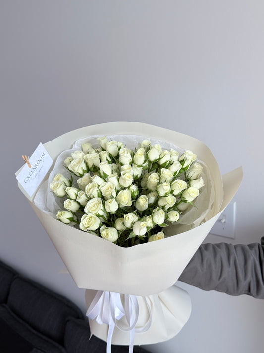 White Spray Rose Bouquet