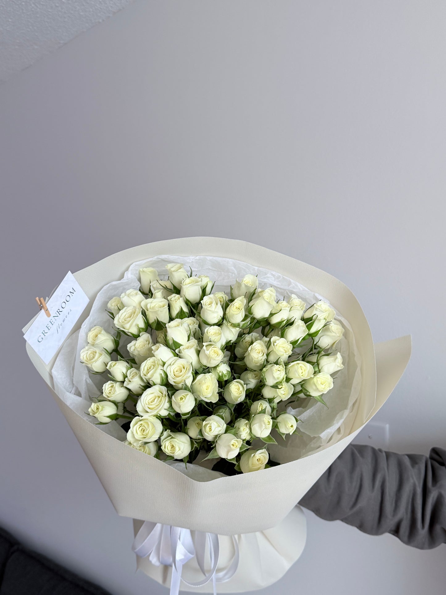 White Spray Rose Bouquet