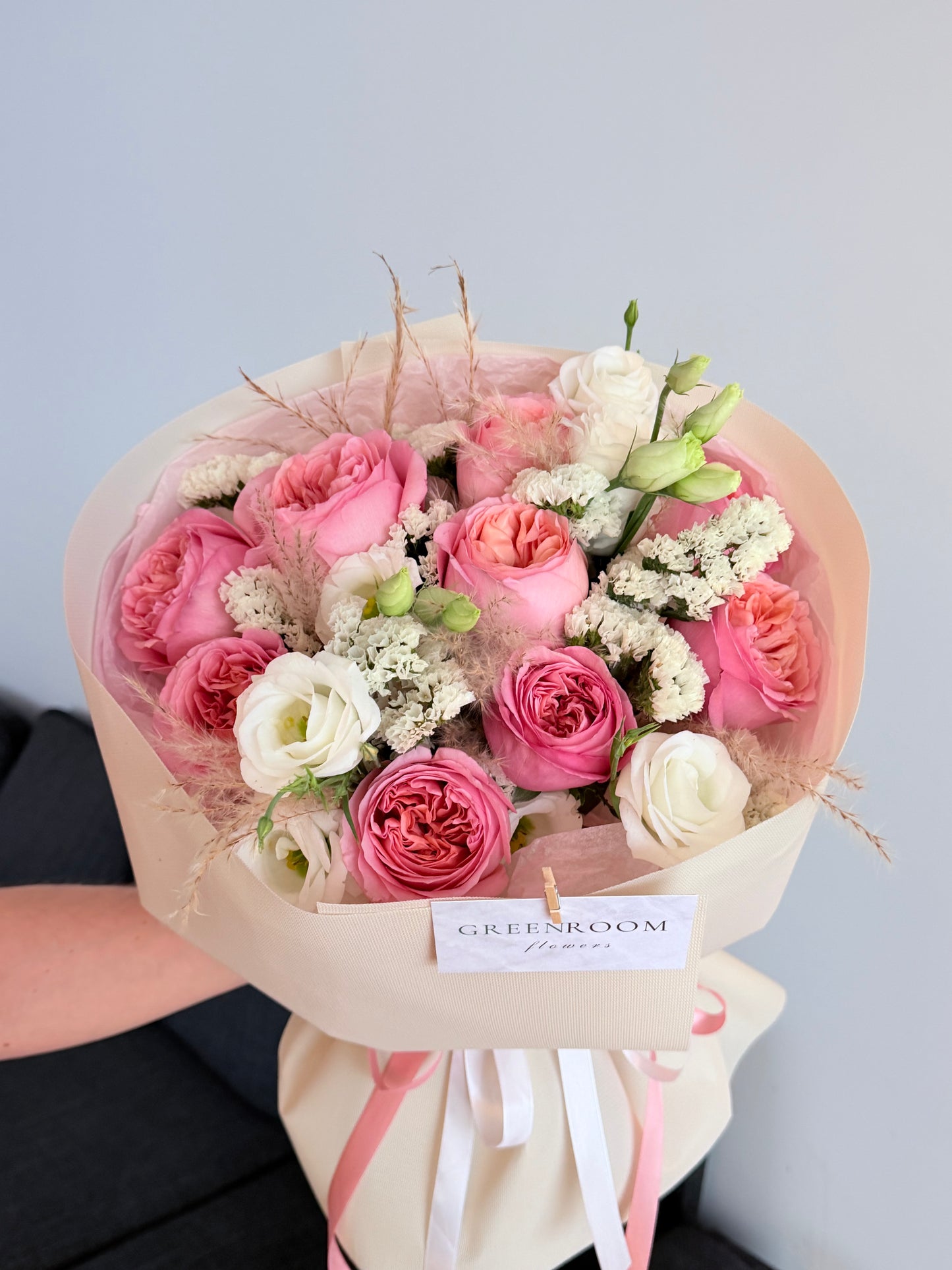Peony garden rose mix  bouquet