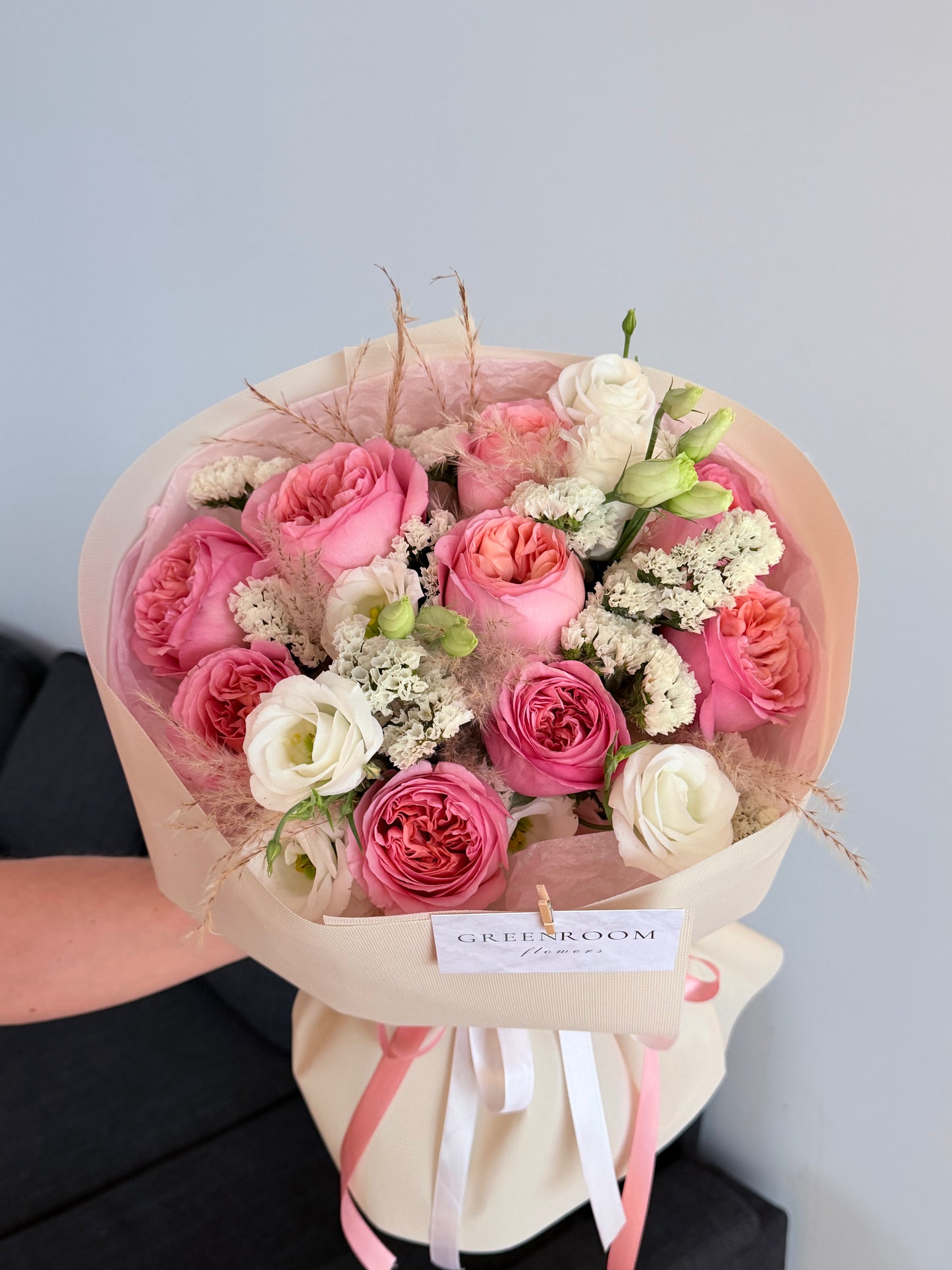 Peony garden rose mix  bouquet